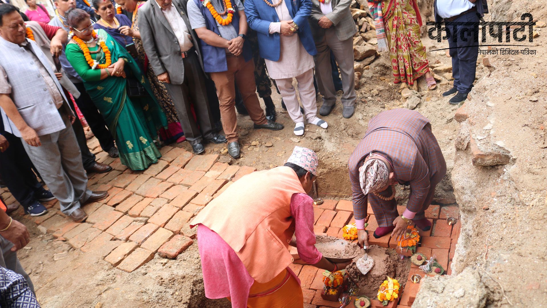 भत्केको सात वर्षपछि पशुपति क्षेत्रको विश्वरुप मन्दिर पुनःनिर्माण सुरु