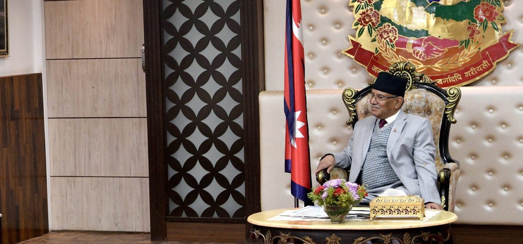 प्रधानमन्त्री प्रचण्डसँग नेपाल र यादवको भेट